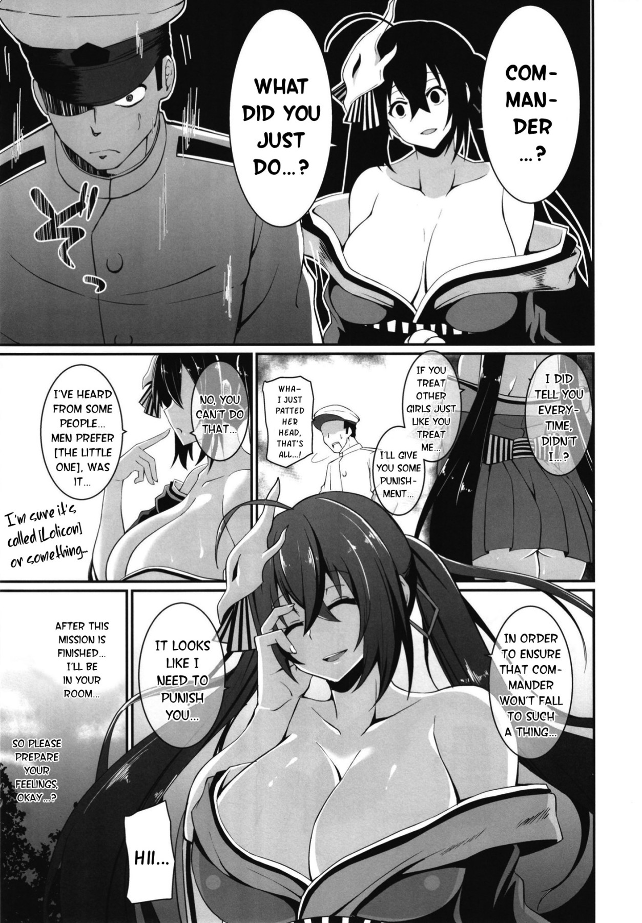 Hentai Manga Comic-A Story About Being Squeezed Dry By Taihou-Read-8